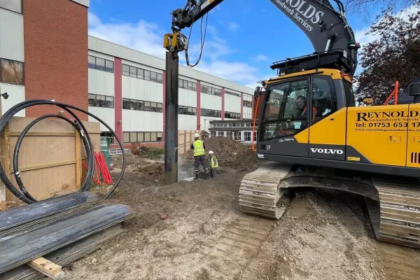 Civil-Enginerring- Machinery carrying out civil engineering work